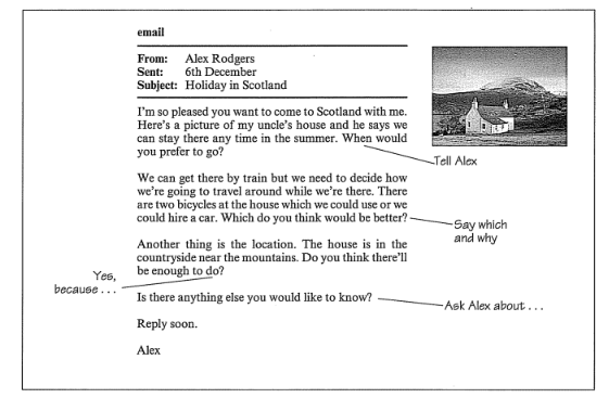 Đề thi FCE Writing Part 1